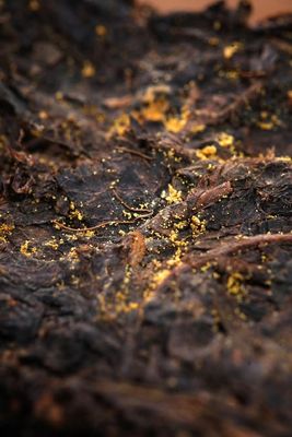 山西名刺 シルクロードの伝統的健康効果のための手作り黒茶皇帝茶