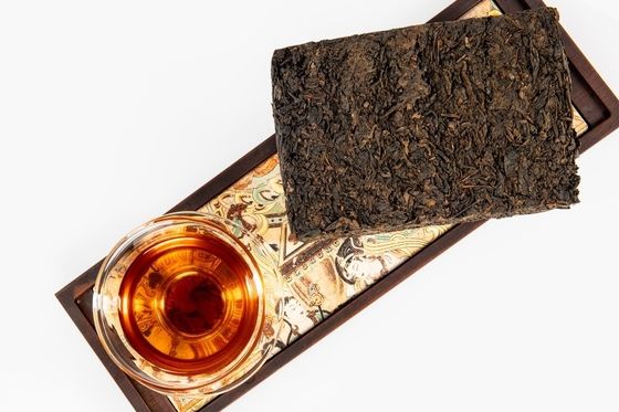 500gの神聖な黒色発酵茶 腹の平らさと健康を向上させる