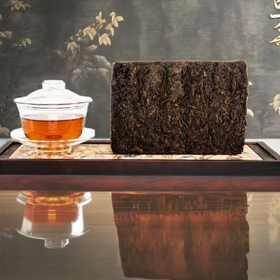 シェンシ公式茶の長期保存期間 有機茶 黒茶 手作り レンガ茶 健康と健康 10歳茶